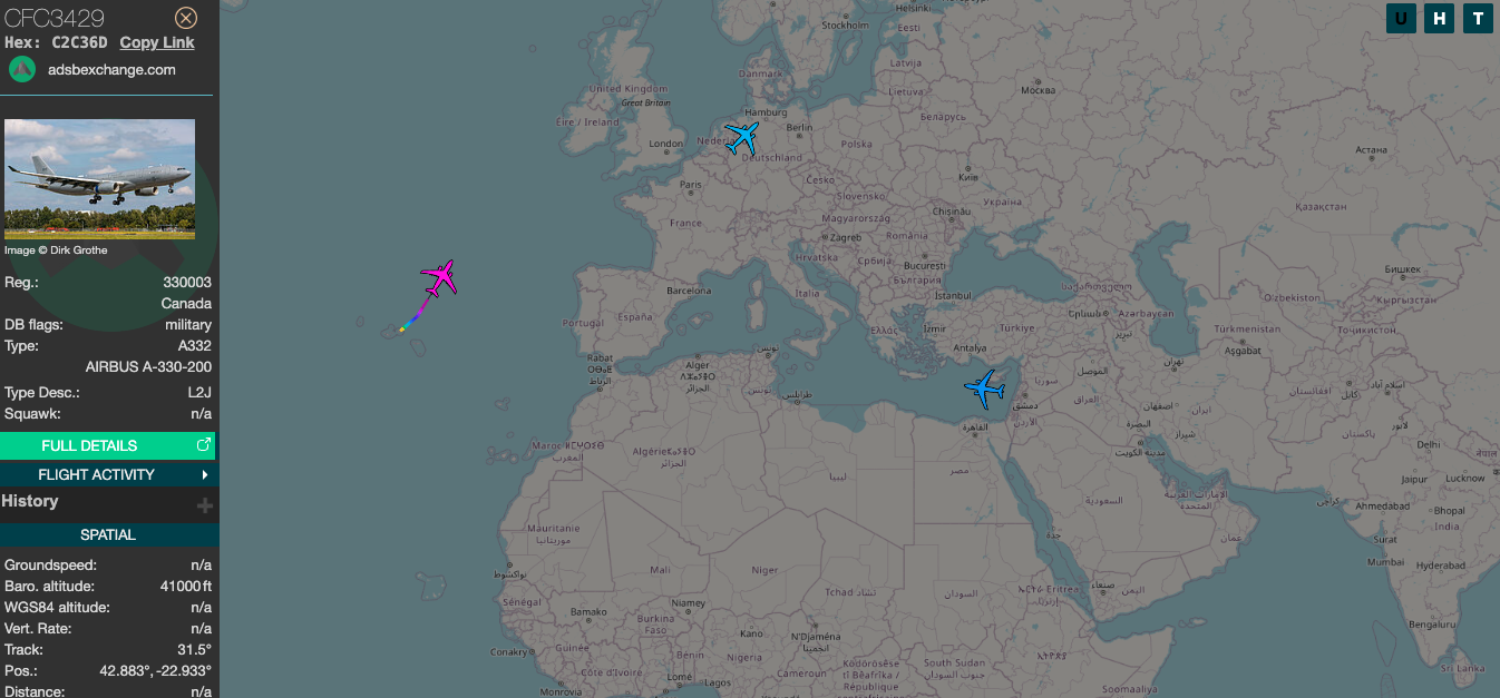 صورة طيران عسكري كندي