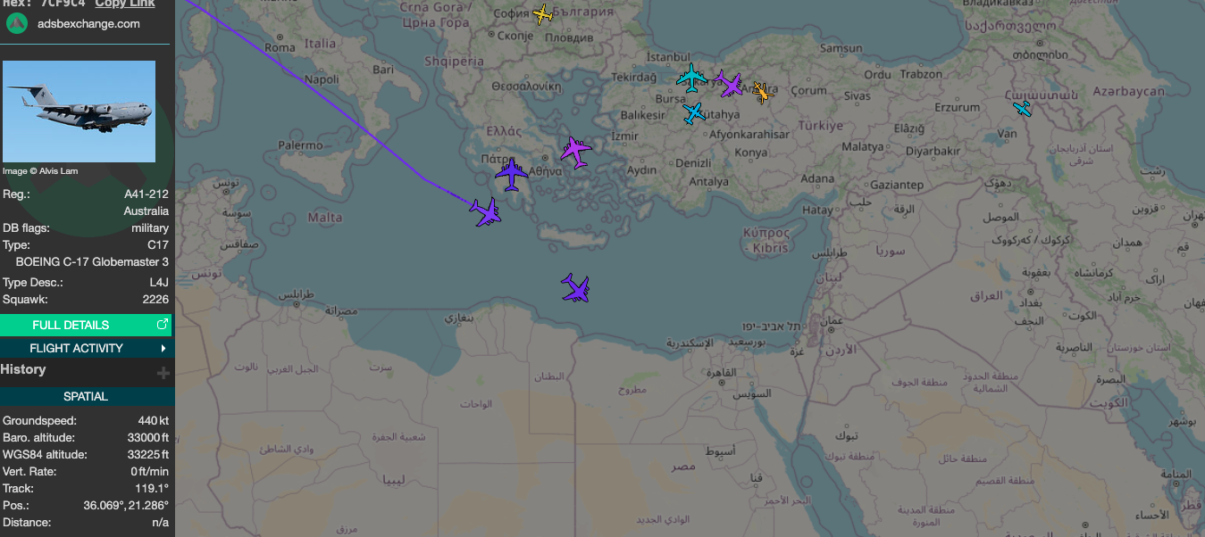 الجسر الجوي من بريطانيا إلى قبرص